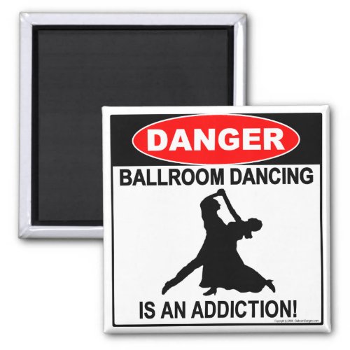 22a Ballroom Addictions Magnet _ Square