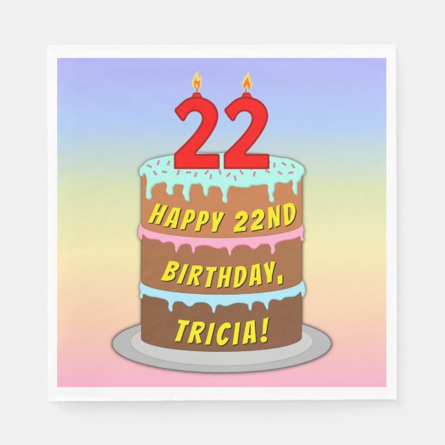 30+ Exclusive Picture of 22 Birthday Cake - davemelillo.com | 22nd birthday  cakes, 22nd birthday, Cake