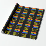 [ Thumbnail: 22nd Birthday: Fun, Colorful Rainbow Inspired # 22 Wrapping Paper ]