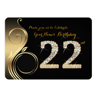 22Nd Birthday Party Invitations 3