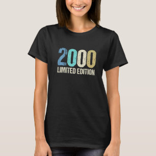 22nd Birthday Ladies Mens 22 Years 2000    12 T-Shirt