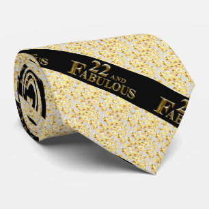 22nd Birthday Neck Tie