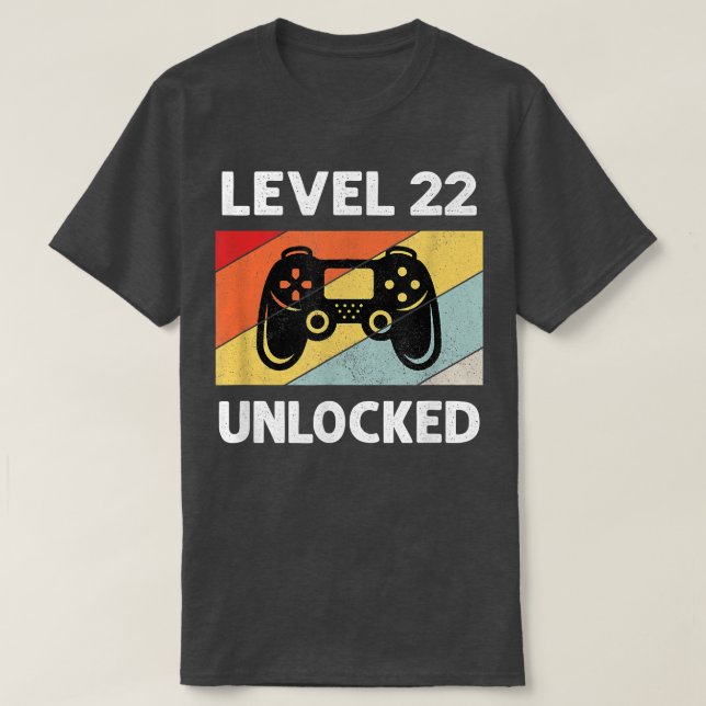 22nd Birthday Shirts  22 Year Old Mens  (Design Front)