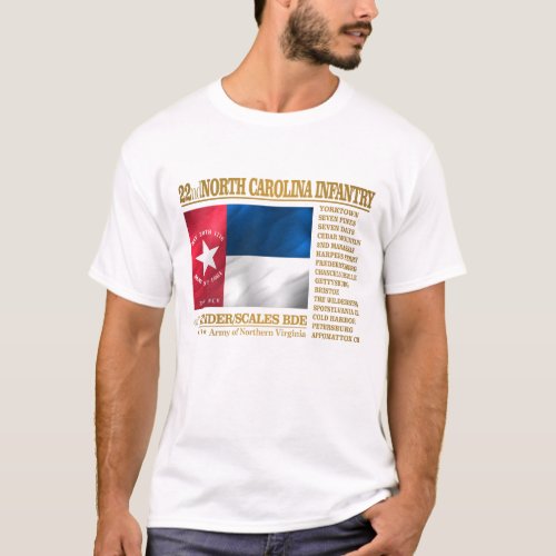 22nd North Carolina Infantry BA2 T_Shirt