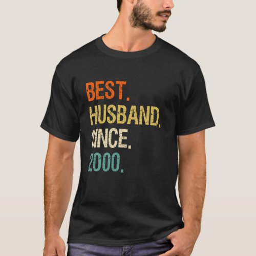 22Nd Wedding Aniversary Valentine Best Husband Sin T_Shirt