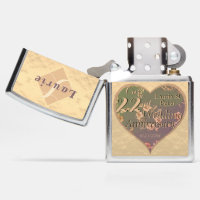 Genuine Zippo Lighter Personalized Classic Gold Dust Street 