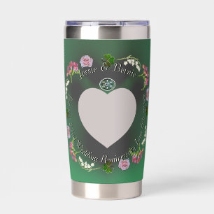 22nd Wedding Anniversary Water Bottle Insulated Tumbler