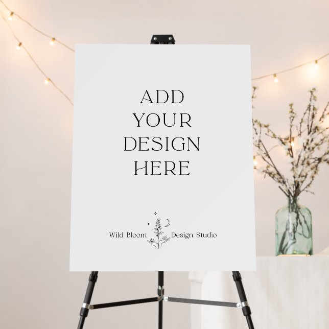 22x28" Foam Board Printing | Upload Your Design (In Situ (Stand))