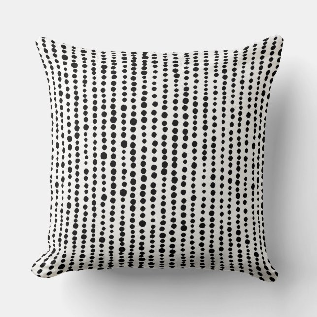 230216 - Black Throw Pillow (Front)