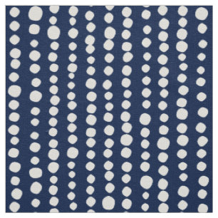 230216 - White on Indigo Blue 001744 Fabric