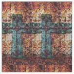 232 Cross Vintage Antique Rustic c . Fabric