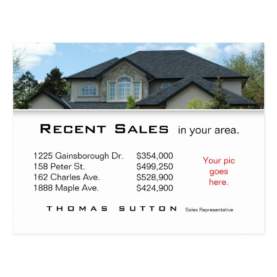 Funny Real Estate Agent Postcards | Zazzle