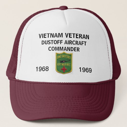 237th DUSTOFF AIRCRAFT COMMANDER MESH HAT