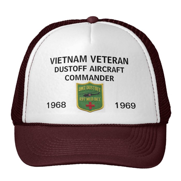 237th DUSTOFF AIRCRAFT COMMANDER MESH HAT