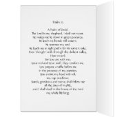 23 23rd Twenty-third Psalm Cards (Inside (Left))