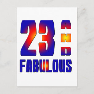 23 And Fabulous Postcard