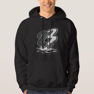 23 Drip Black White Matching For Men Women Hoodie