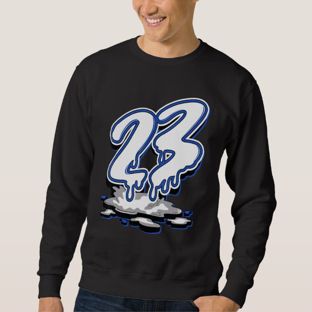 23 Drip Retro Stealth 5s Matching Sweatshirt (Front)