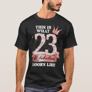 23 & Fabulous I Black Peach Party Group Candid Pho T-Shirt
