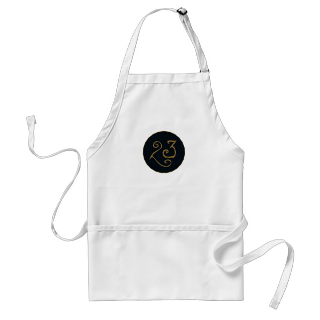 23 Four Leaf Clovers Adult Apron (Front)