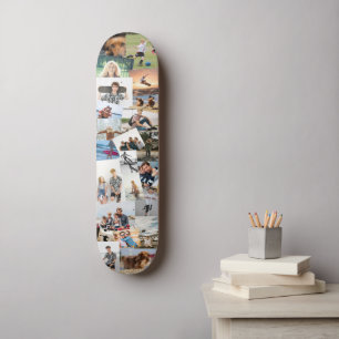 23 Haphazardly Overlapping Photos Collage Template Skateboard