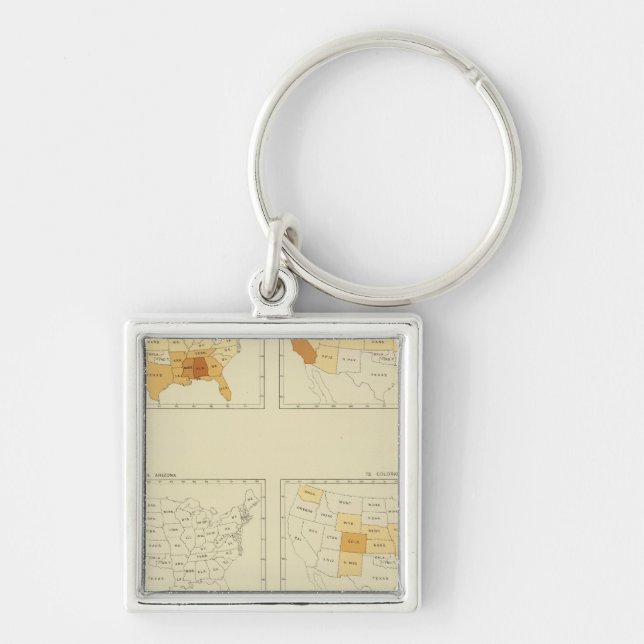 23 Interstate migration 1890 ALCT Keychain (Front)