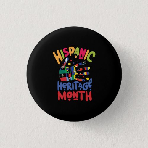 23National Hispanic heritage Month all countries Button