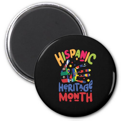 23National Hispanic heritage Month all countries Magnet