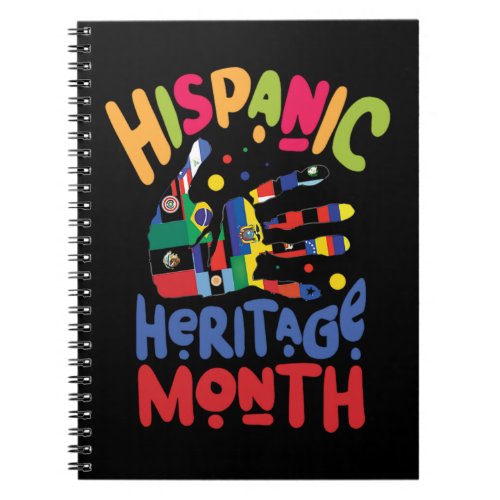 23National Hispanic heritage Month all countries Notebook