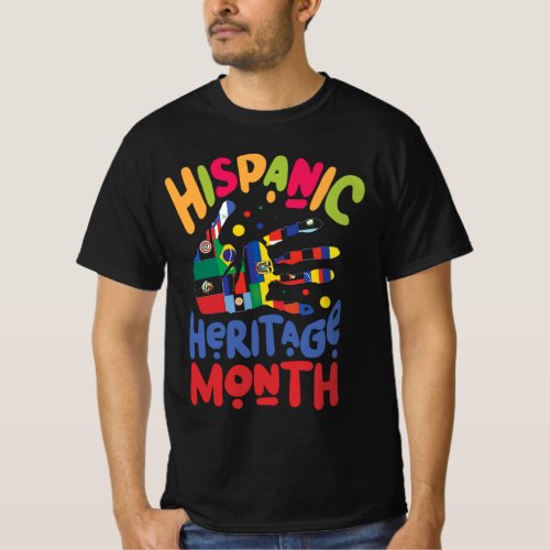 23National Hispanic heritage Month all countries T_Shirt