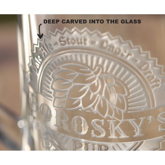 23 oz. Engraved Brew Pub Large Beer Mug (Detail)