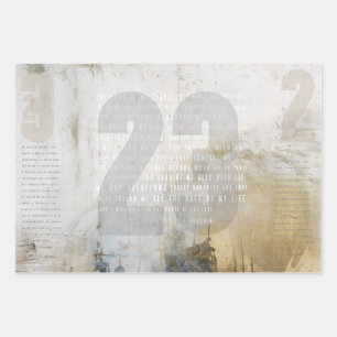 23 - Psalm 23 Wrapping Paper Sheets