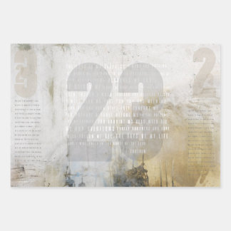 23 - Psalm 23 Wrapping Paper Sheets