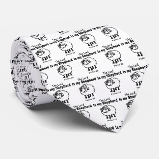 23 Psalm Sheep Fun Necktie