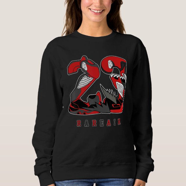 23 Rare Air Red Thunder 4s Matching Sweatshirt (Front)