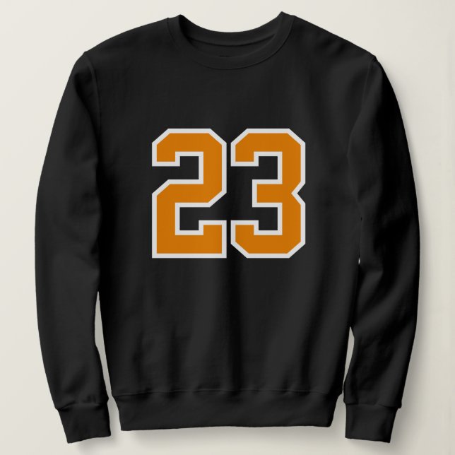 #23 Sports Sweatshirt – Customizable Print (Design Front)