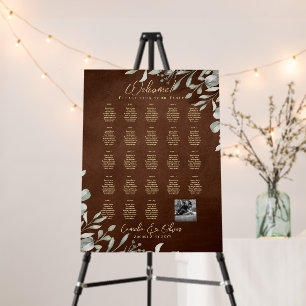 23 Table Seating Chart Photo Welcome with Names Foam Board