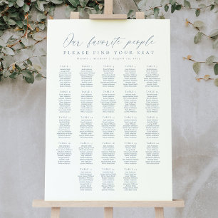 23 Tables Our Favorite People Seating Chart Foam Board