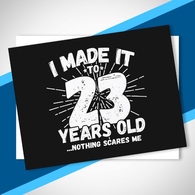 23 Year Old Birthday - Funny 23rd Birthday Meme Postcard (Creator Uploaded)