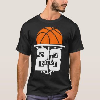 23 Years Basketball 23Rd Birthday T-Shirt