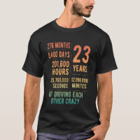23 Years Married Funny 23rd Wedding Anniversary