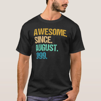 23 Years Old  Awesome Since August 1999rd Birthday T-Shirt