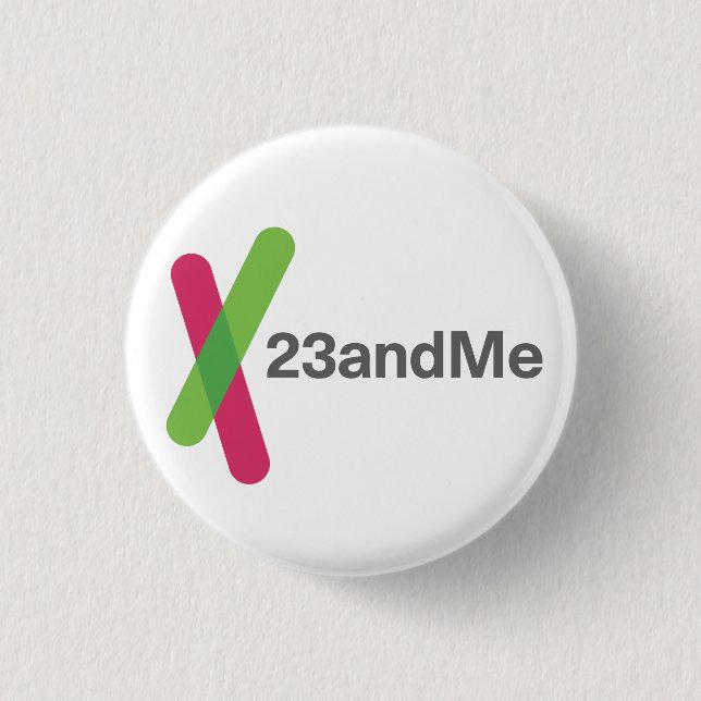 23andMe Logo Mini-Button Pinback Button (Front)