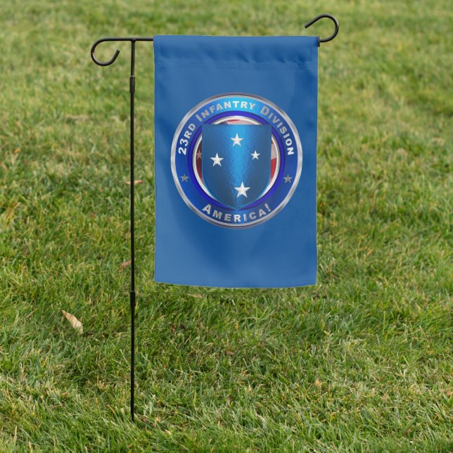 23rd Infantry Division “America!” Garden Flag (In SItu)