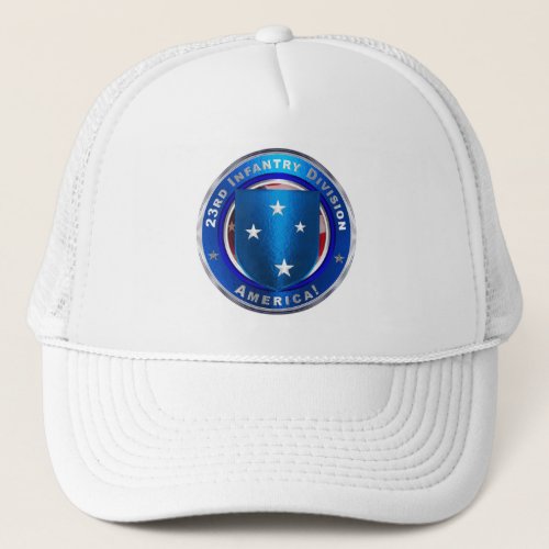23rd Infantry Division âœAmericaâ Trucker Hat