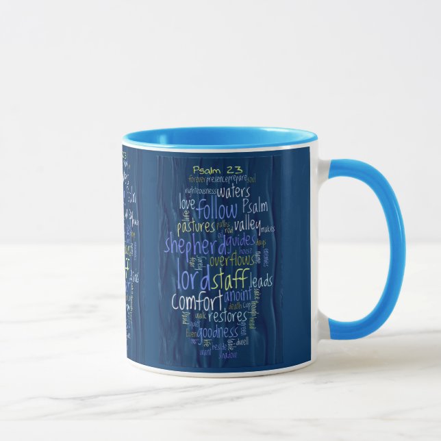23rd Psalm Flowing Water Mug (Right)
