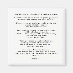 23rd Psalm Magnet
