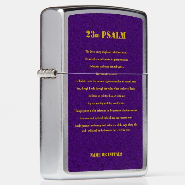 23rd PSALM Zippo Lighter | Zazzle