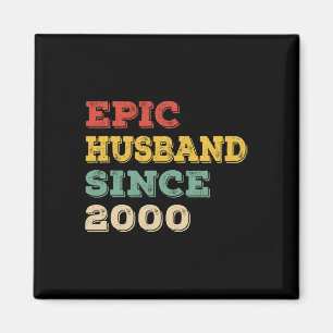 23rd Wedding Anniversary for Him Epic Husband Sinc Magnet