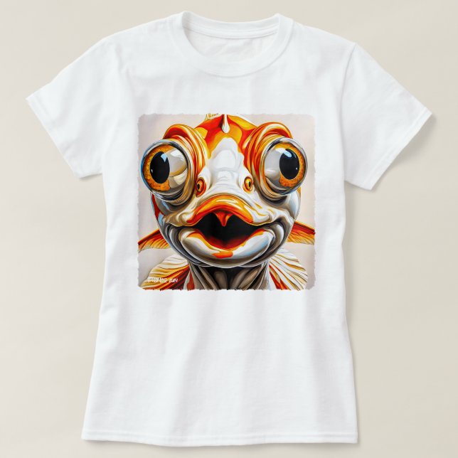 24059_Happy Goldfish T-Shirt (Design Front)